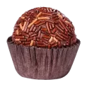 banana cinnamon dark chocolate brigadeiro truffle banana cinnamon dark chocolate brigadeiro truffle