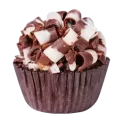 half dark half passion fruit cranberry pie brigadeiro